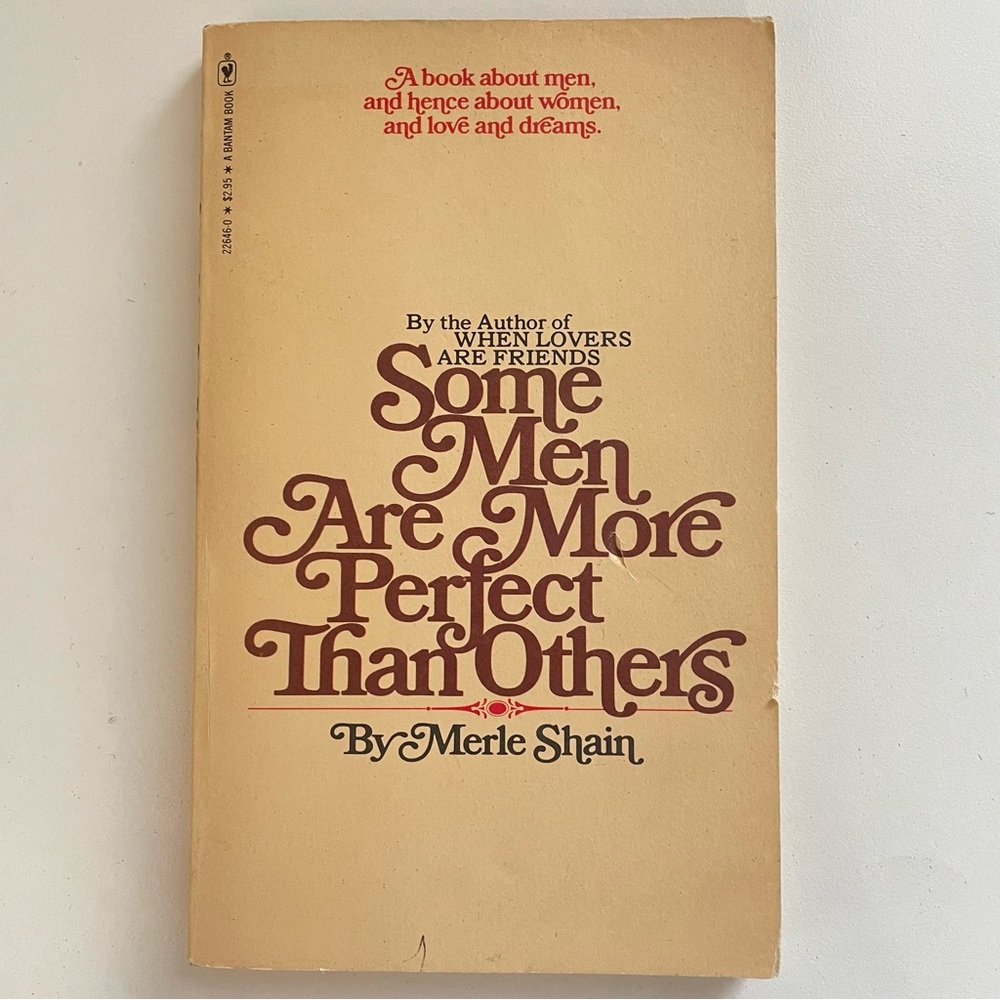 Some Men Are More Perfect Than Others Book